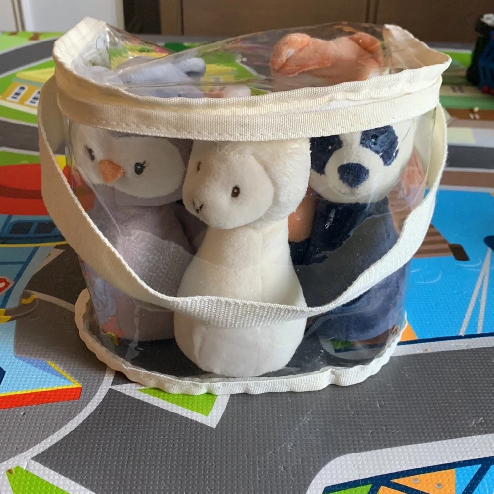 GUND Baby My 1st Blowing Set W Clear Carry Case